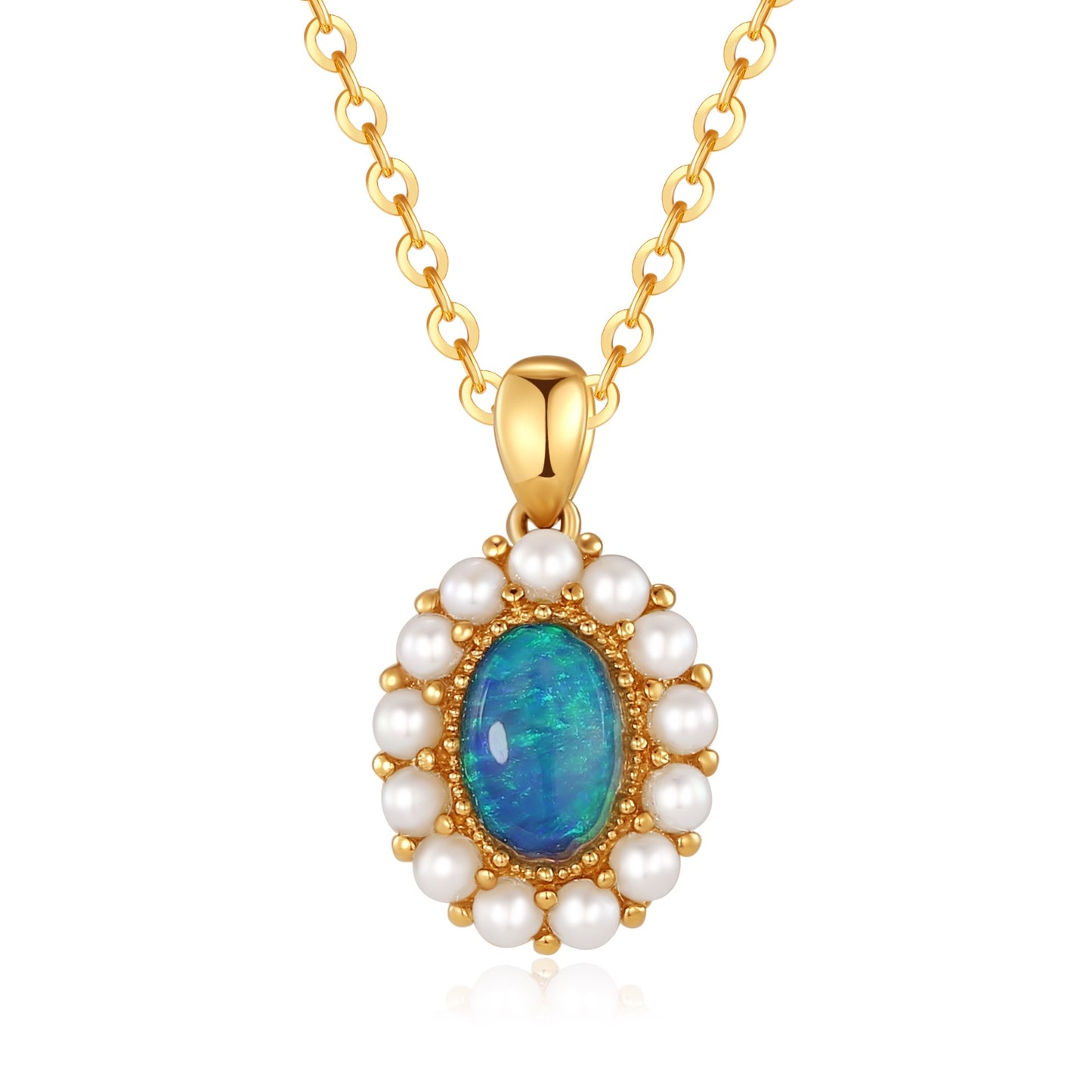 Opal x Fresh Water Pearl Pendant