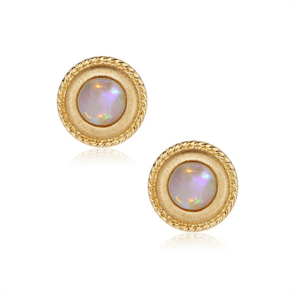 Rigato Texture Opal Ear Stud