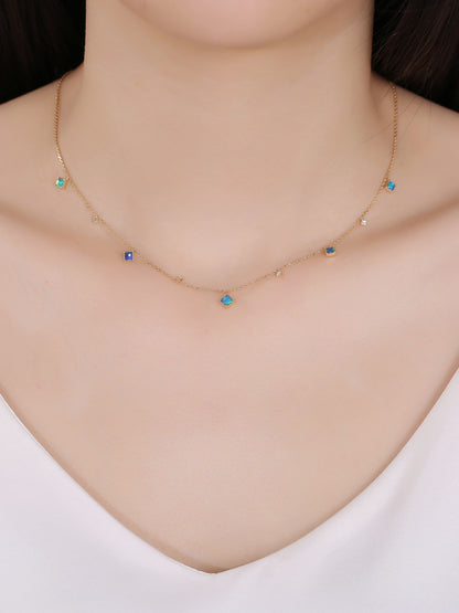 Natural Australian Opal Necklace