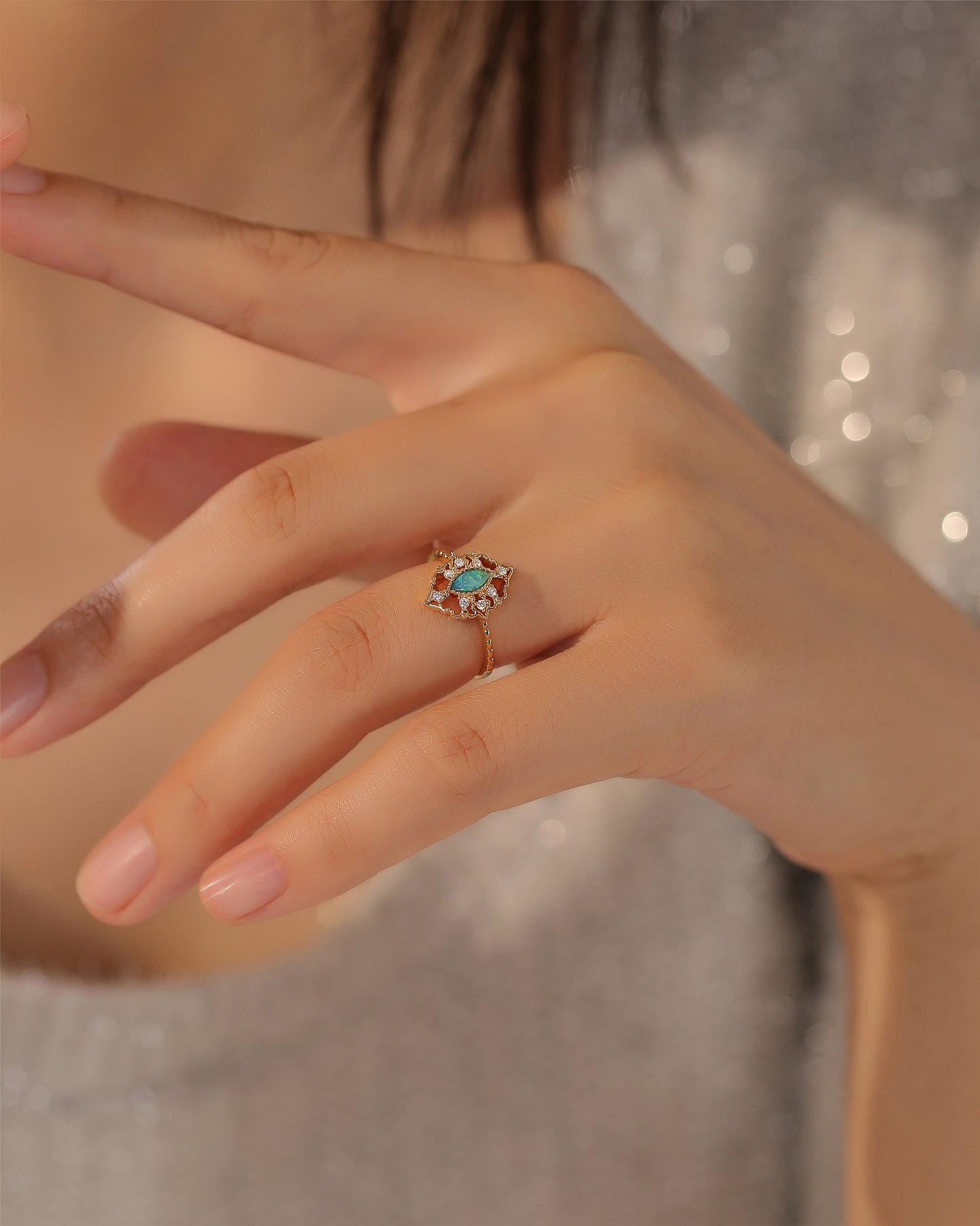 Australian Opal Ring