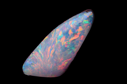 Rainbow Color Boulder Opal