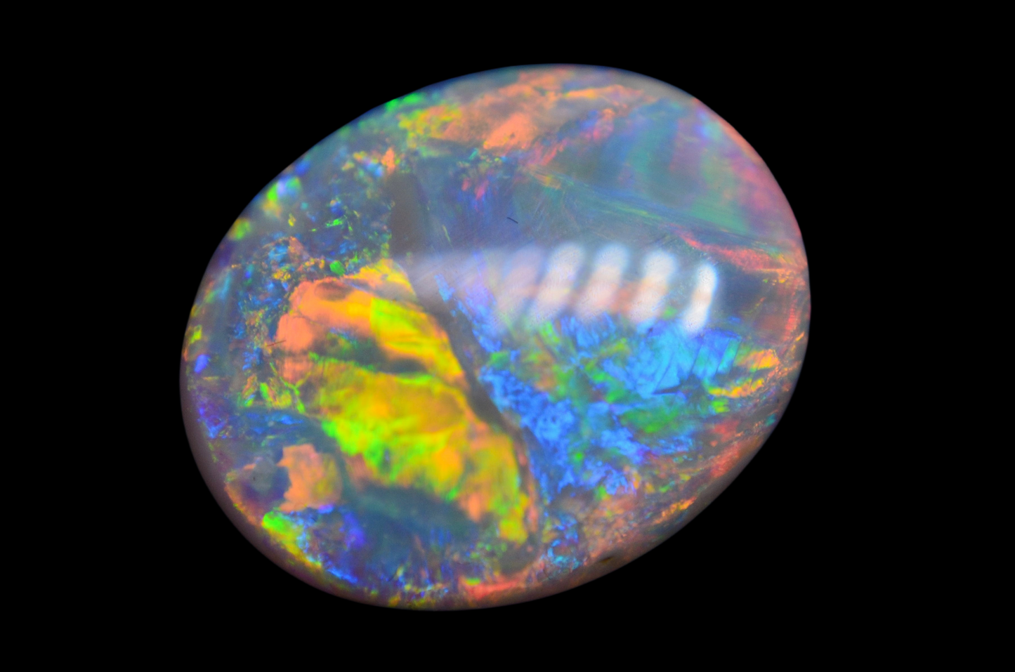 Lighting Ridge Semi Black Opal